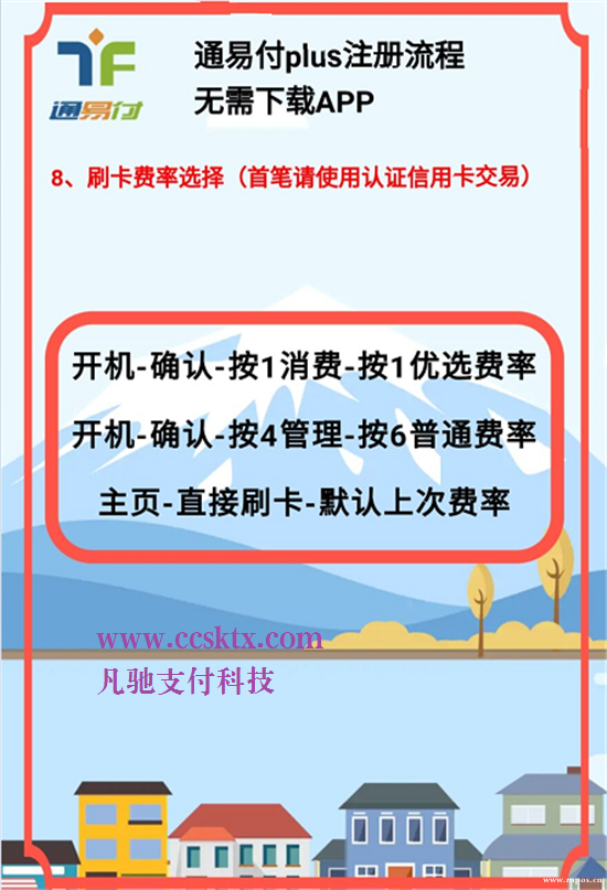 通易付PLUS电签版注册使用流程